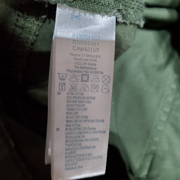 Forever 21 Split Hem Zip Pants Womens Size 28 - Picture 9 of 10